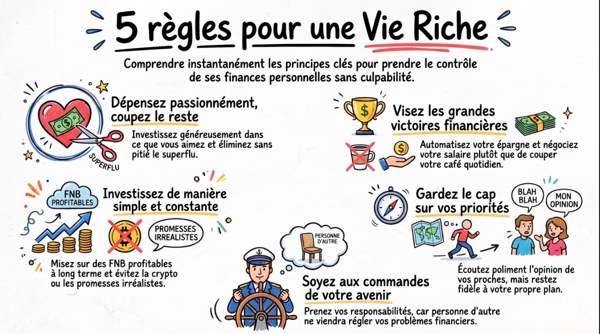 pilotezvosfinances.com image finances personnelles 5 règles vie riche
